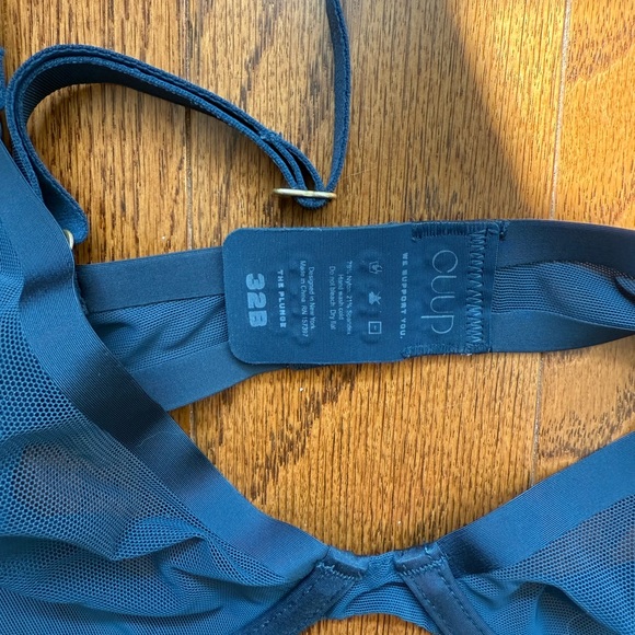 CUUP Plunge Ocean (Deep Blue) Bra - Picture 3 of 5